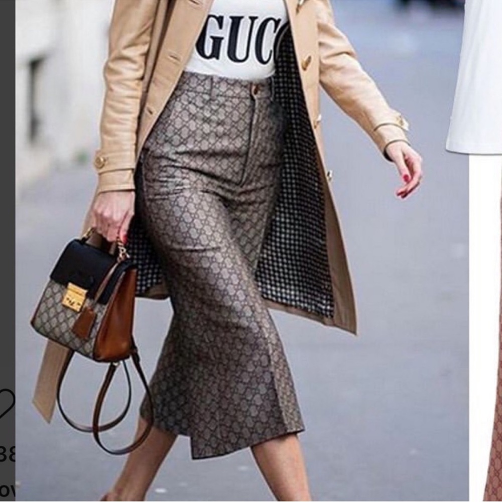 Gucci GG Supreme Canvas & Leather Padlock Backpack